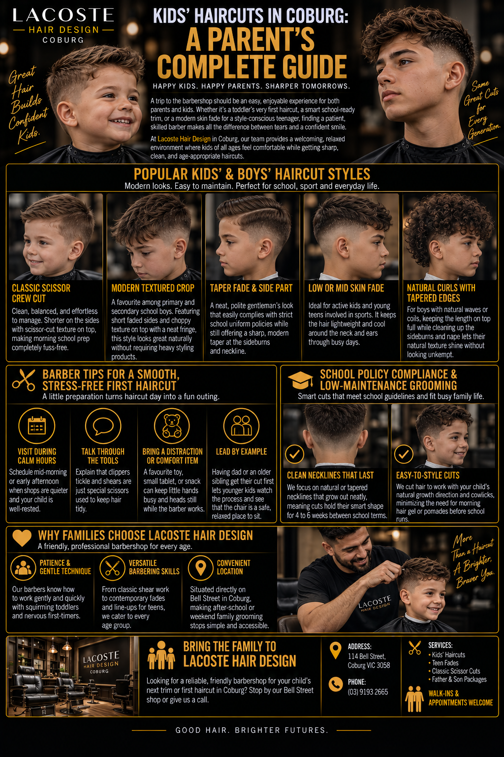 Kids’ Haircuts in Coburg: A Parent’s Complete Guide