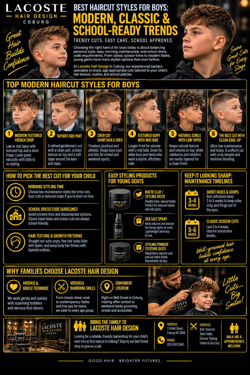 Best Haircut Styles for Boys: Modern, Classic & School-Ready Trends