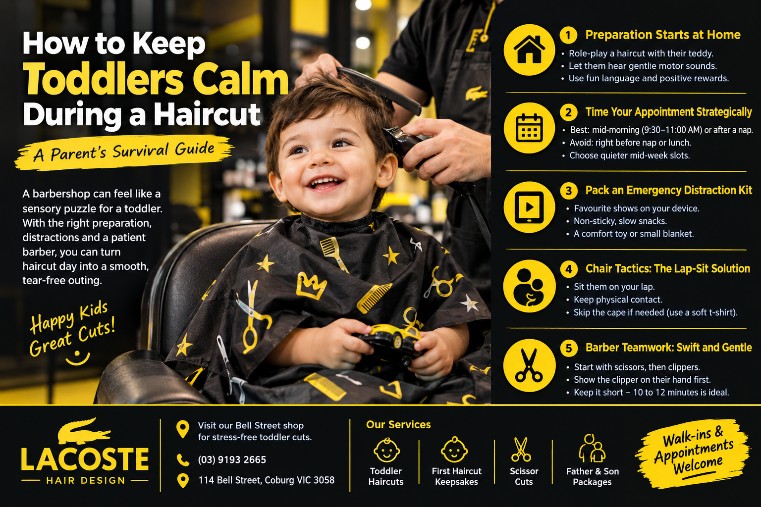 How to Keep Toddlers Calm During a Haircut: A Parent’s Survival Guide